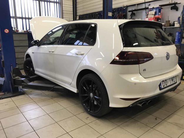 Chiptuning Volkswagen Golf VII R STAGE 2+ - uzyskane wyniki